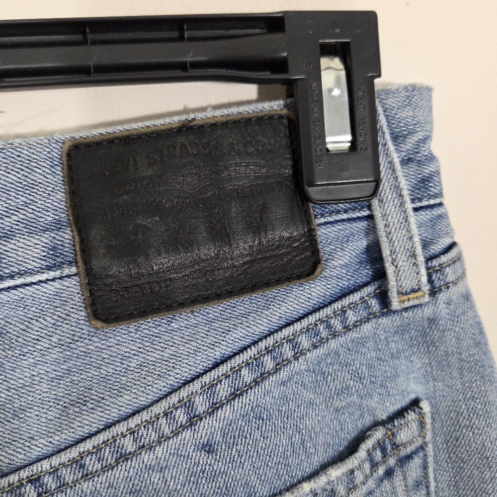 Levi's Made & Crafted Barrel Leg Jeans Size 29 Distressed Japanese Denim - Picture 6 of 13